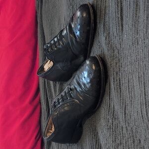 Authentic Moreschi Men's Blue-Gray Calfskin  Shoes Size 10 - Made‎ In Italy